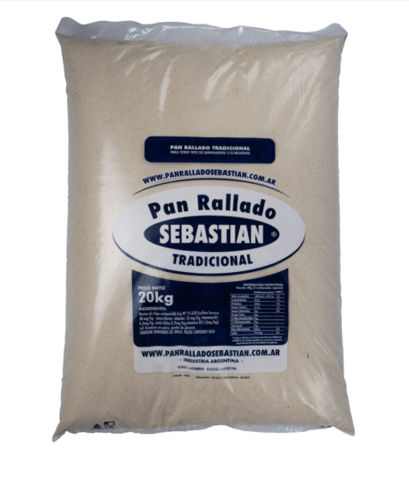 Pan Rallado Tradicional Sebastian 20 kg