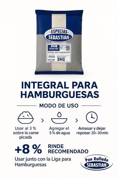 integral para hamburguesas